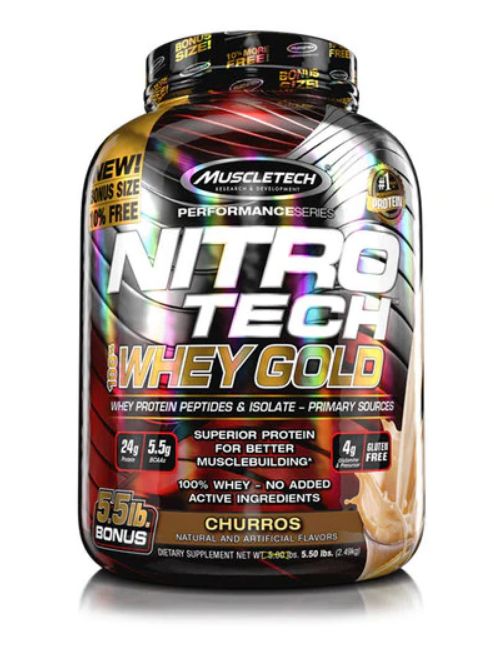 NITRO-TECH 100% Whey Gold 5.53lb mocha capp - MT